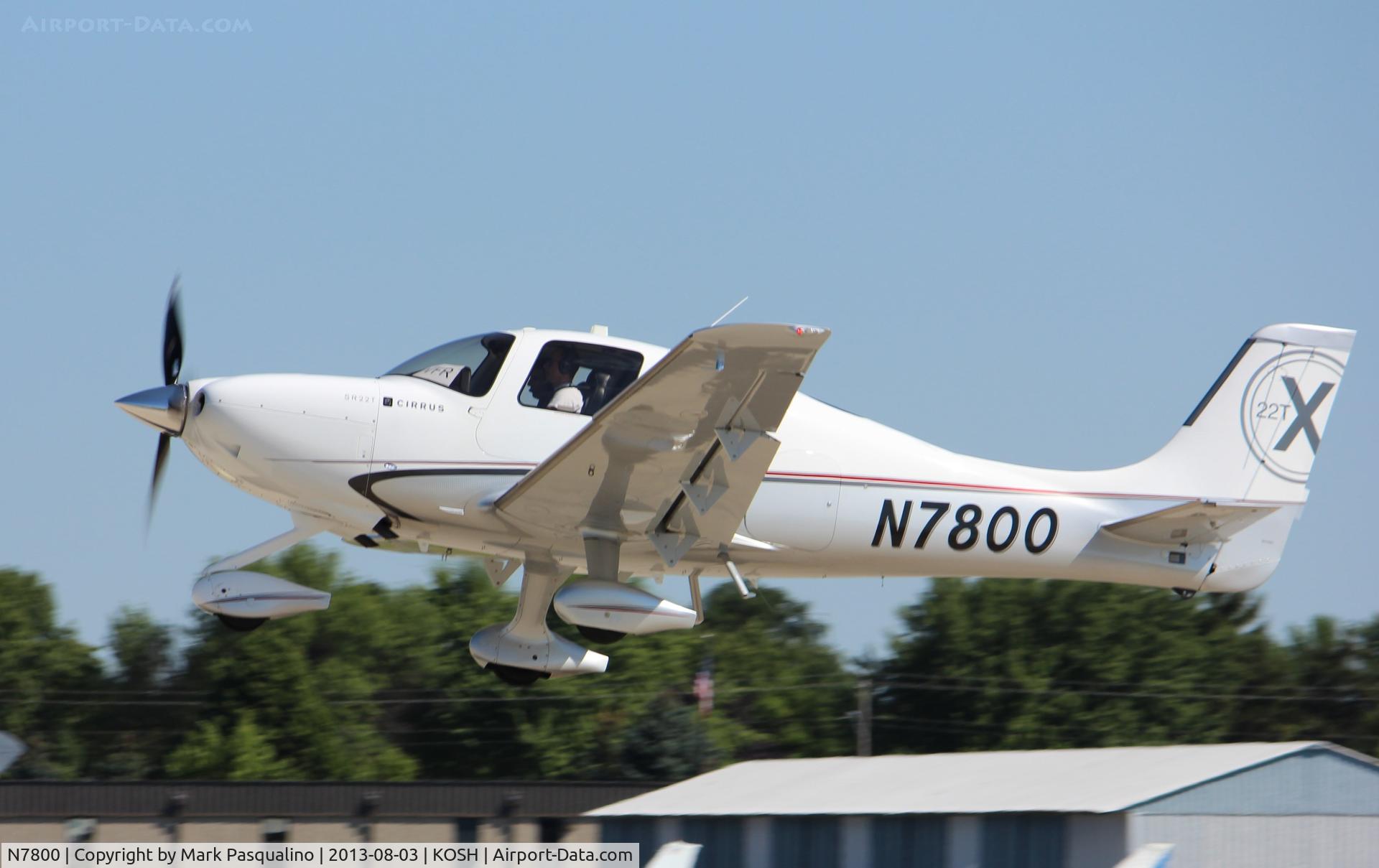 N7800, 2010 Cirrus SR22T X C/N 0015, Cirrus SR-22T