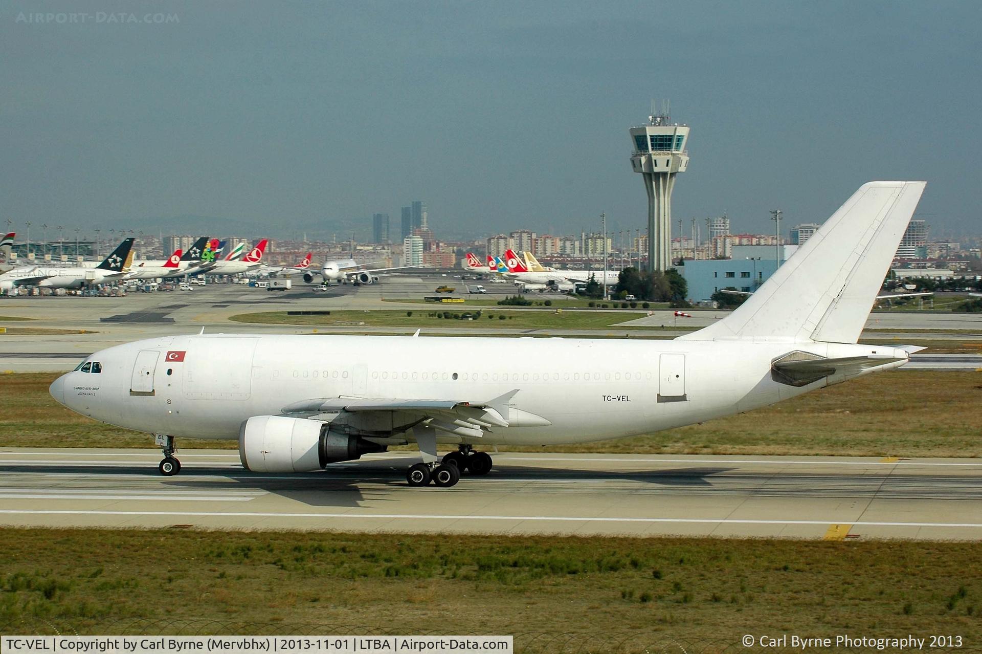 TC-VEL, 1991 Airbus A310-308(F) C/N 622, Taken from the Fly Inn Shopping Mall.