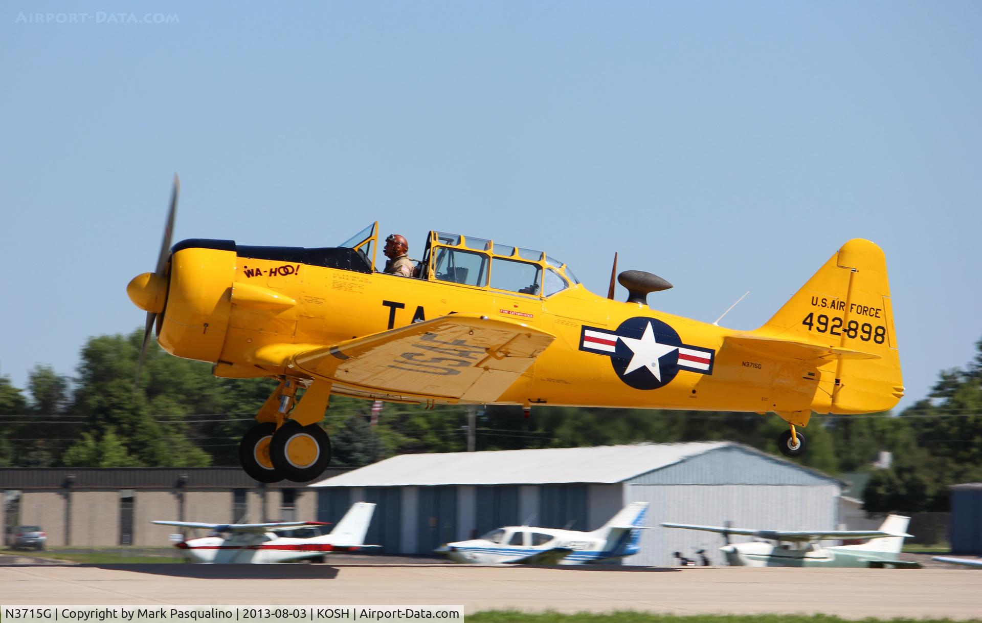 N3715G, 1949 North American AT-6G Texan C/N 168-2 (49-2898), North American AT-6G