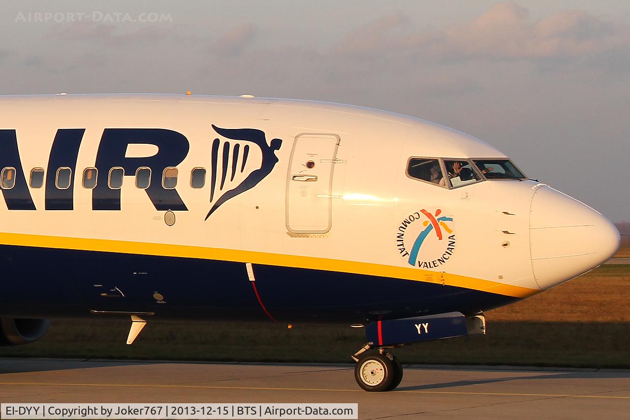 EI-DYY, 2008 Boeing 737-8AS C/N 37521, Ryanair