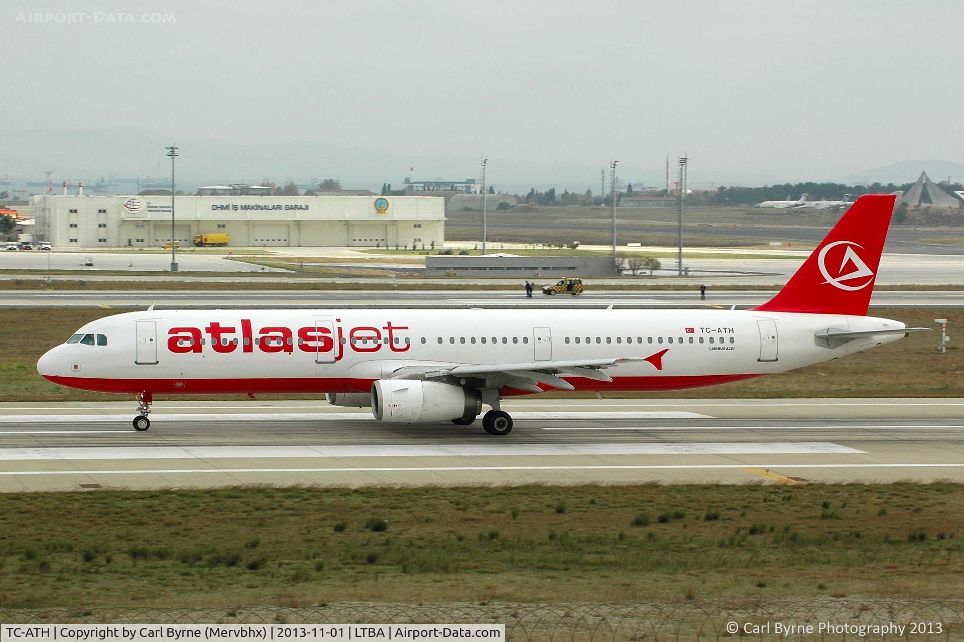 TC-ATH, 2003 Airbus A321-231 C/N 1953, Taken from the Fly Inn Shopping Mall.