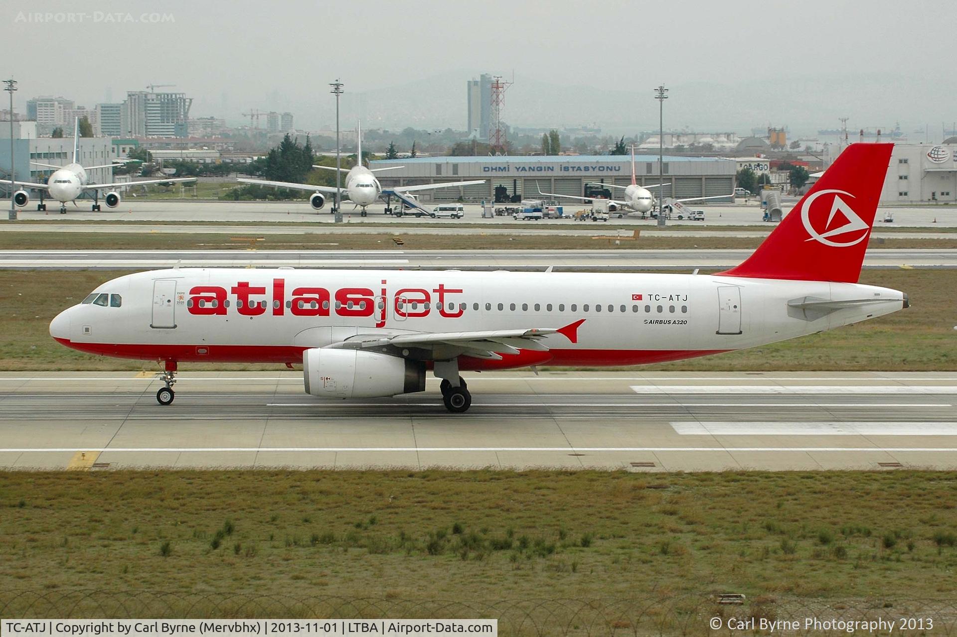 TC-ATJ, 2002 Airbus A320-233 C/N 1730, Taken from the Fly Inn Shopping Mall.