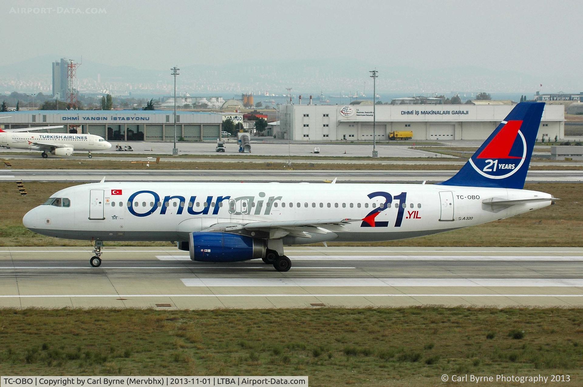TC-OBO, 2006 Airbus A320-232 C/N 2688, Taken from the Fly Inn Shopping Mall.