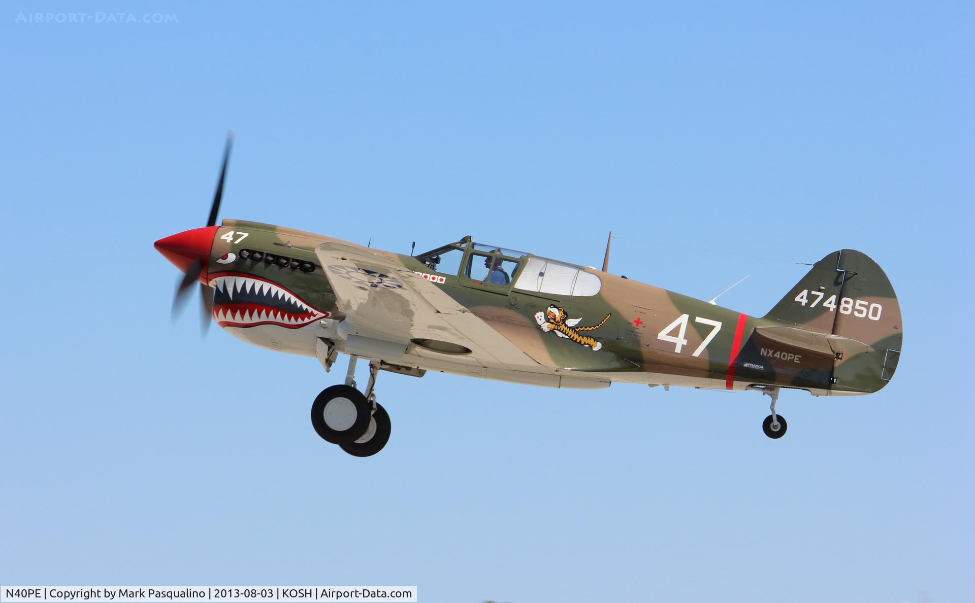 N40PE, 1942 Curtiss P-40E C/N AK905, Curtiss P-40E