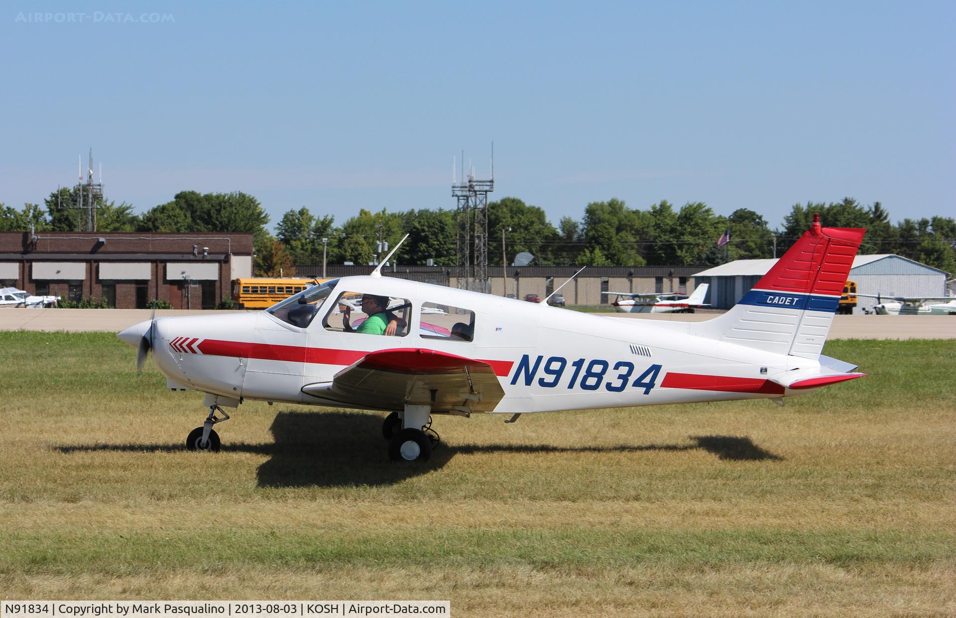 N91834, 1989 Piper PA-28-161 Cadet C/N 2841141, Piper PA-28-161