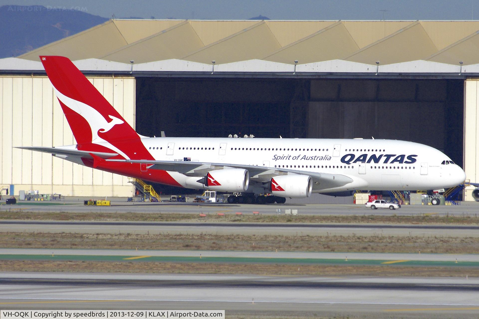 VH-OQK, 2011 Airbus A380-842 C/N 063, Qantas Airways 