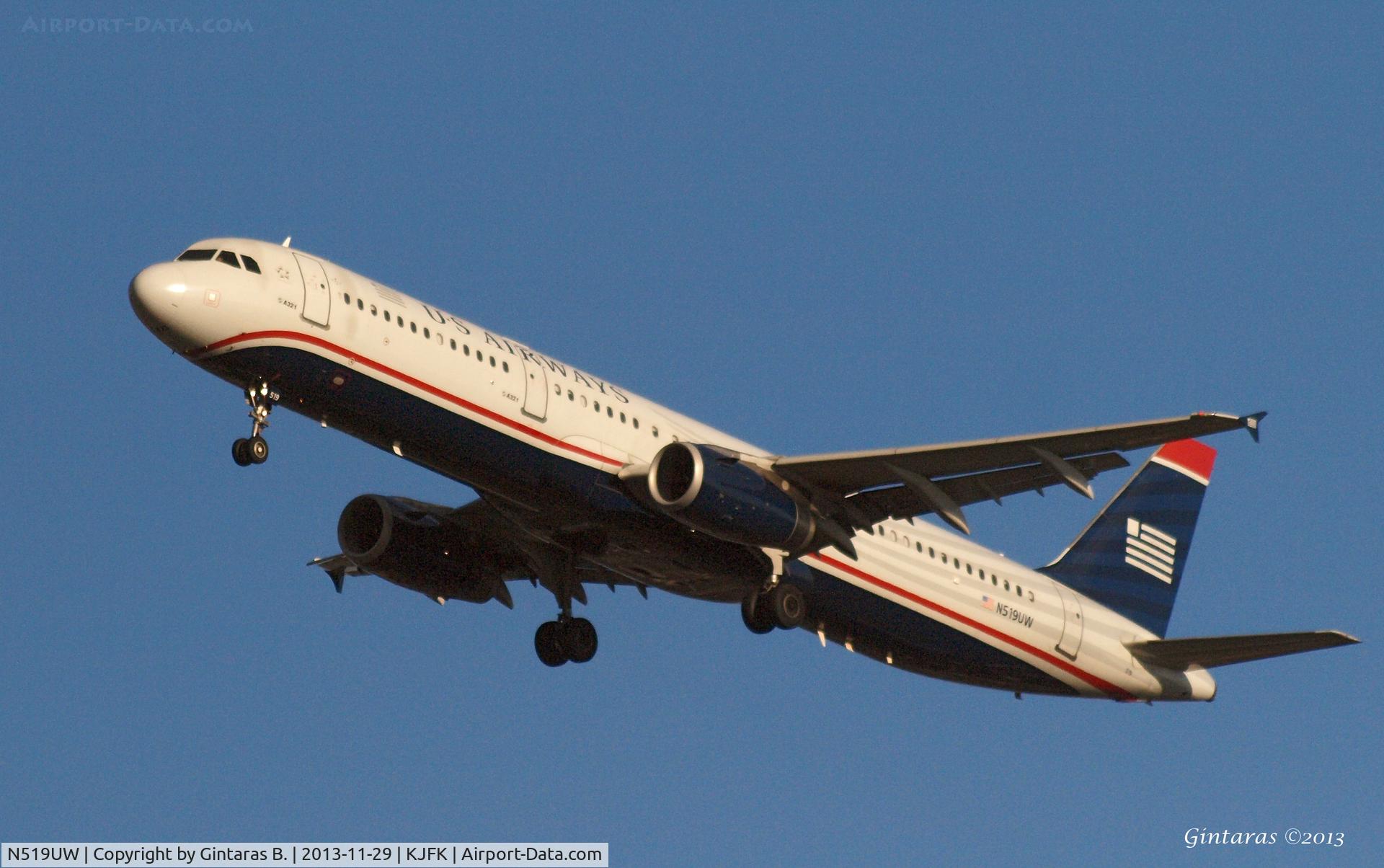 N519UW, 2009 Airbus A321-231 C/N 3881, Going To A Landing on 31R, JFK