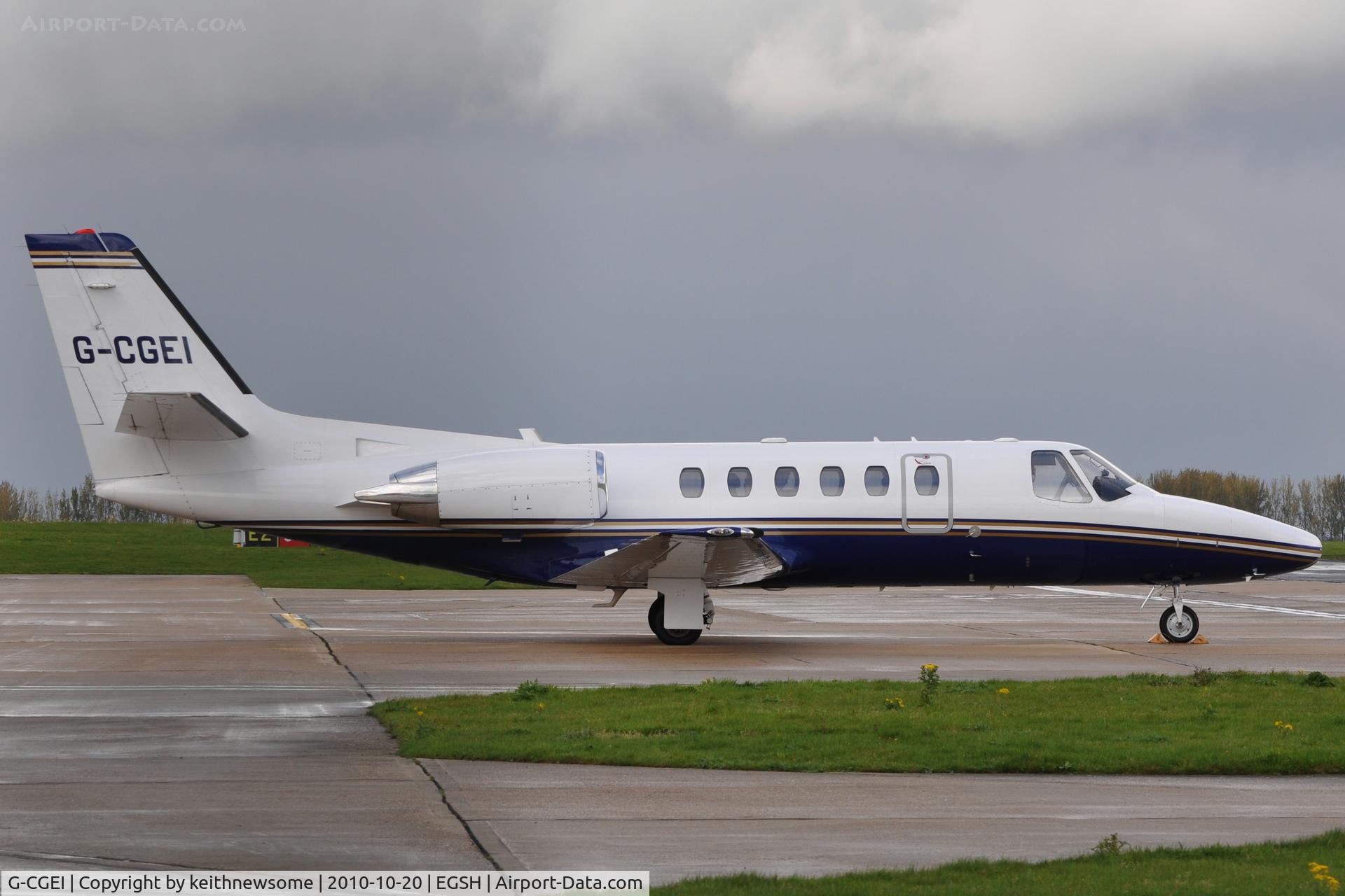 G-CGEI, 2000 Cessna 550 Citation Bravo C/N 550-0951, Nice visitor !