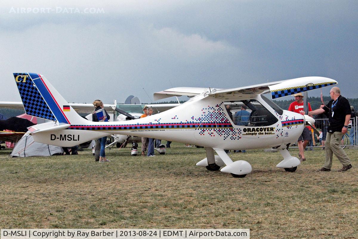 D-MSLI, 2004 Flight Design CTSW C/N 04-04-02, Flight Design CT-SW [04-04-02] Tannheim~D 24/08/2013
