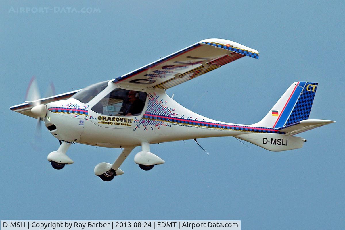 D-MSLI, 2004 Flight Design CTSW C/N 04-04-02, Flight Design CT-SW [04-04-02] Tannheim~D 24/08/2013