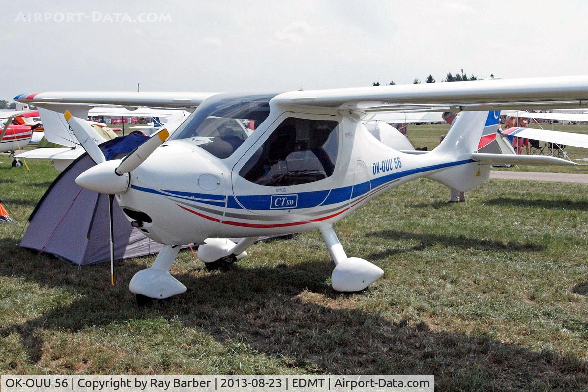 OK-OUU 56, 2009 Flight Design CTSW C/N D-09-07-01, Flight Design CT-SW [D-09-07-01] Tannheim~D 23/08/2013
