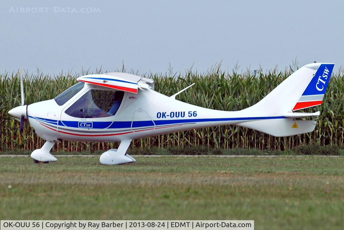 OK-OUU 56, 2009 Flight Design CTSW C/N D-09-07-01, Flight Design CT-SW [D-09-07-01] Tannheim~D 24/08/2013