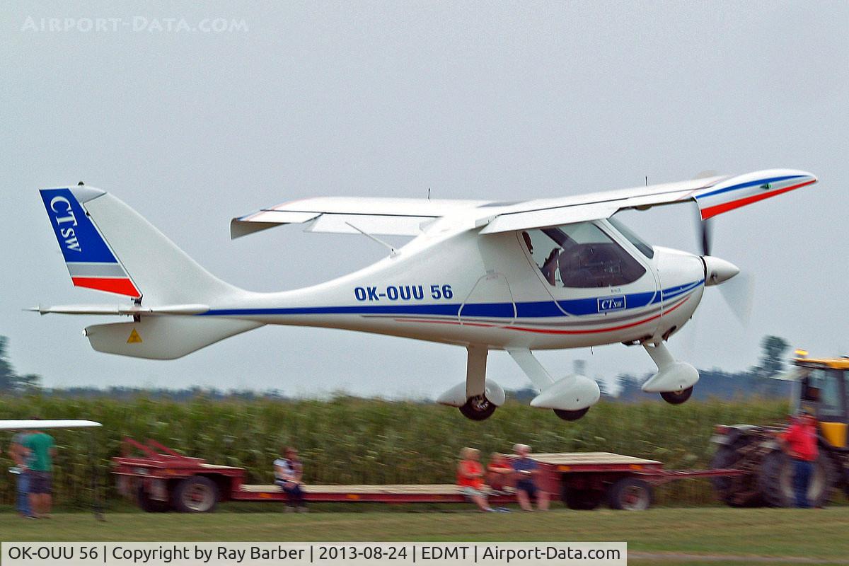 OK-OUU 56, 2009 Flight Design CTSW C/N D-09-07-01, Flight Design CT-SW [D-09-07-01] Tannheim~D 24/08/2013