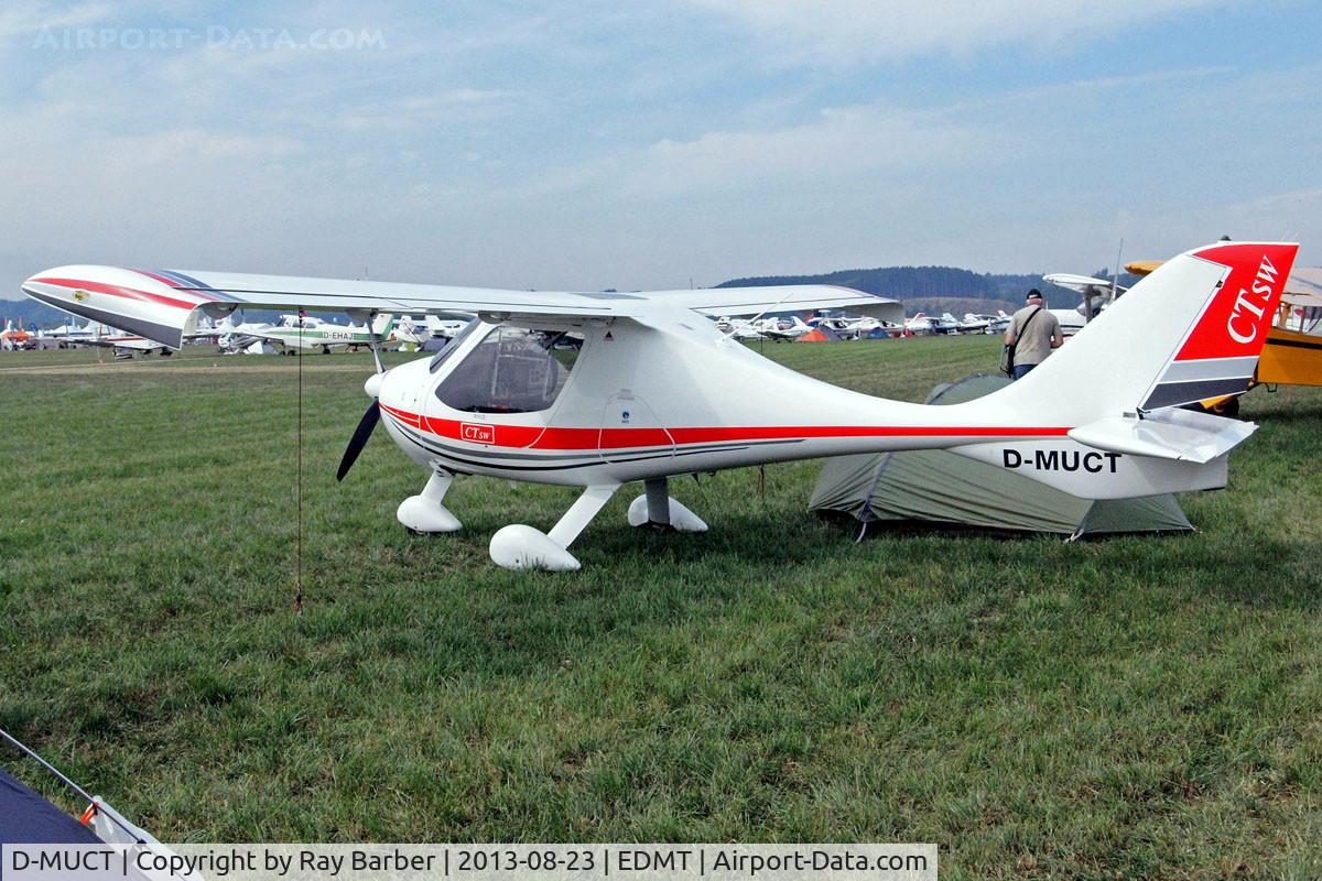 D-MUCT, Flight Design CTSW C/N 07-05-20, Flight Design CT-SW [07-05-20] Tannheim~D 23/08/2013