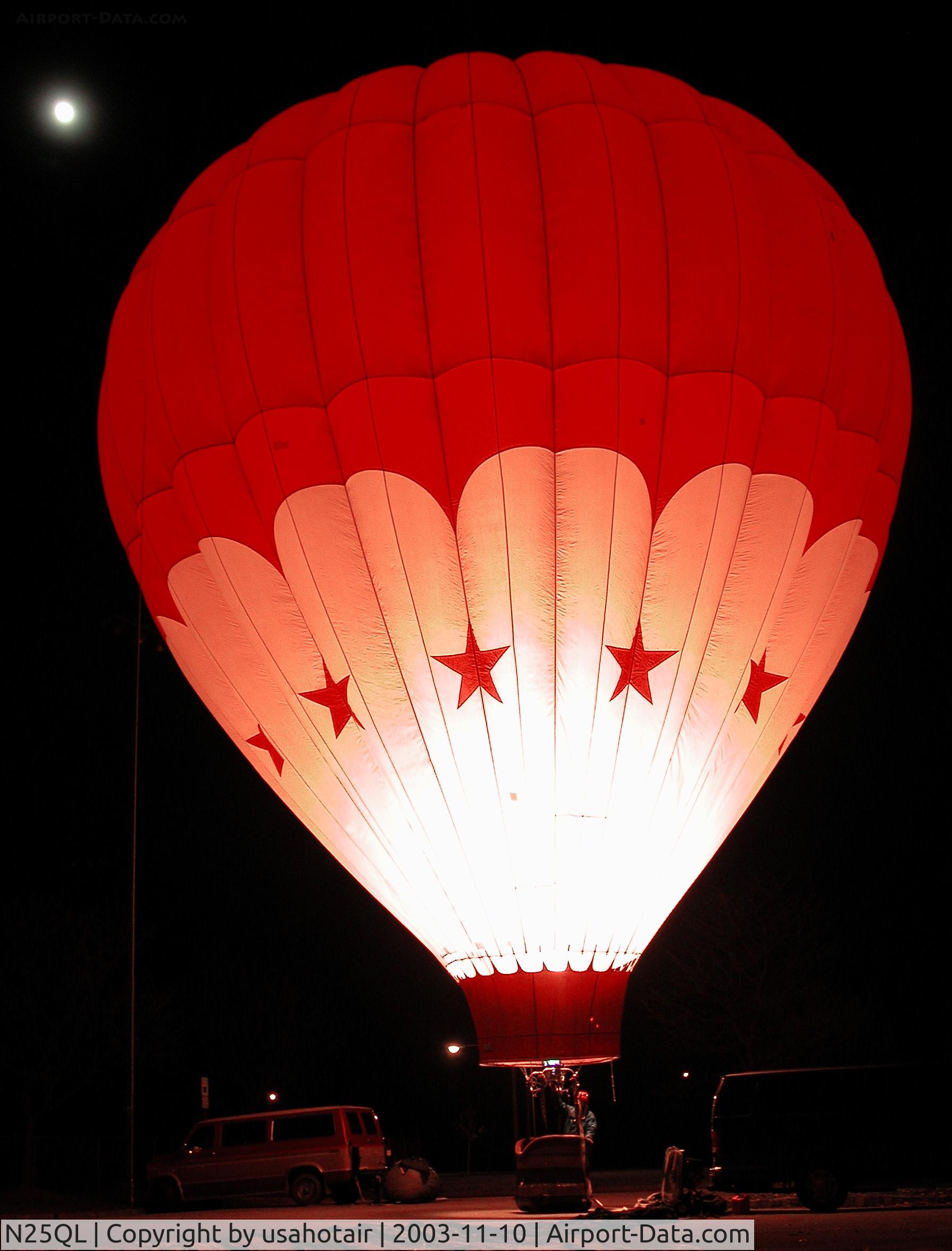 N25QL, 1983 Raven S55A C/N S55A-1017, This balloon, from Rio Rancho, NM, was named 