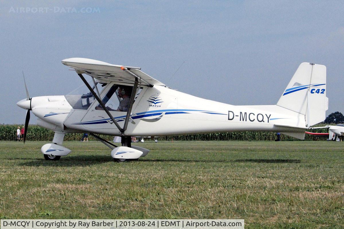D-MCQY, Comco Ikarus C42 C/N Not found D-MCQY, Comco Ikarus C-42 Cyclone [Unknown] Tannheim~D 24/08/2013