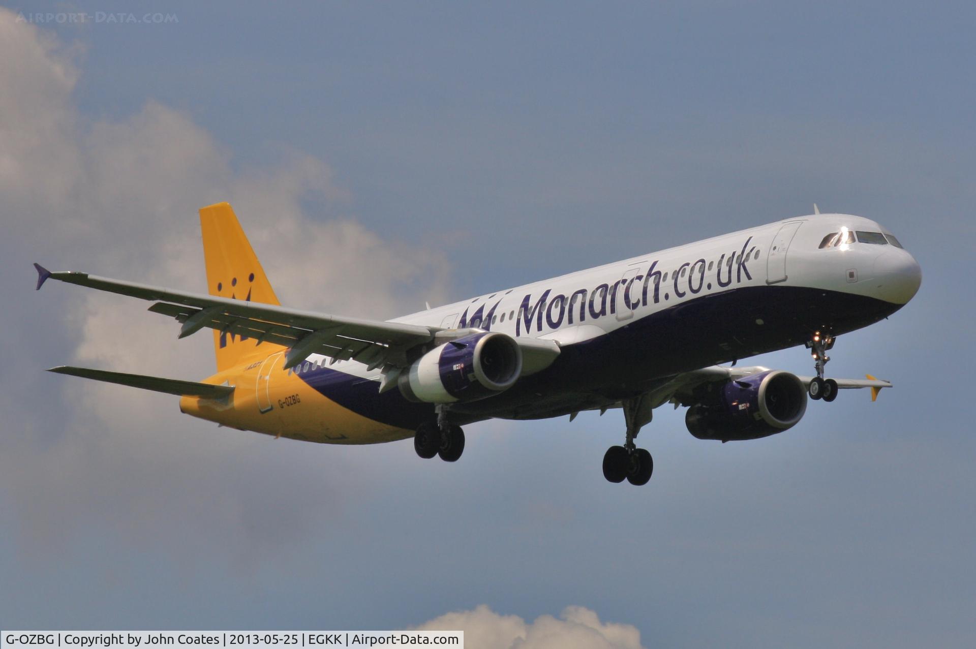 G-OZBG, 2003 Airbus A321-231 C/N 1941, Finals to 08R