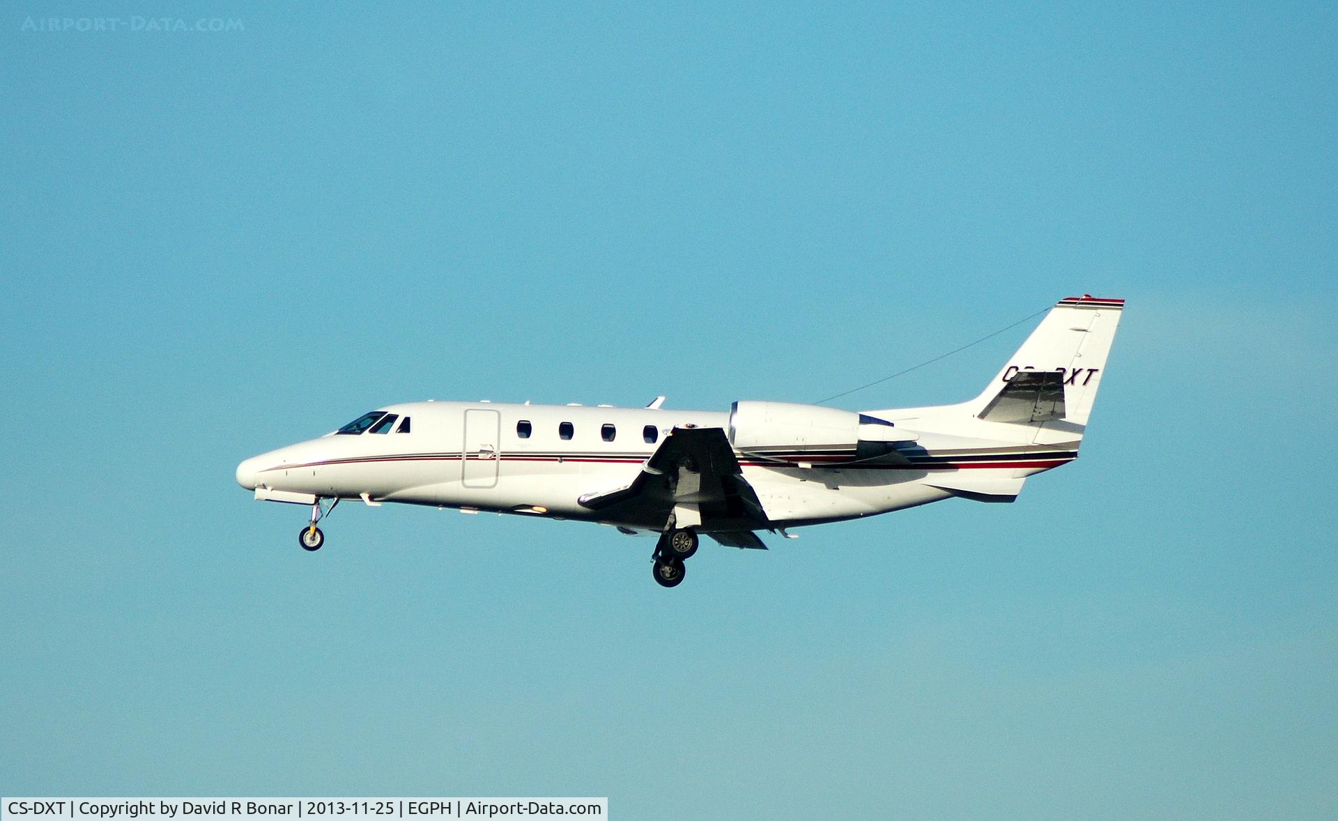 CS-DXT, 2008 Cessna 560XL Citation XLS C/N 560-5765, Arriving in bright Autumn sunlight