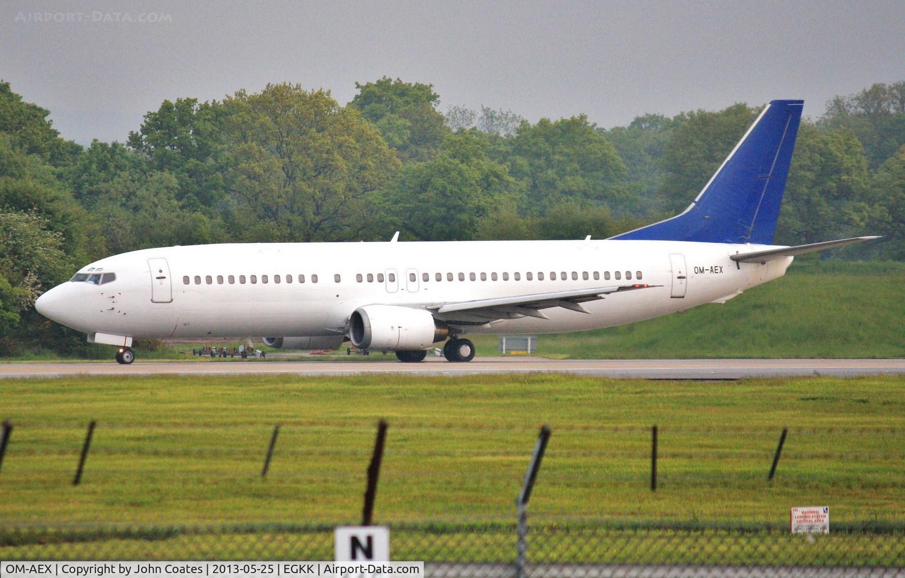 OM-AEX, 1992 Boeing 737-4Y0 C/N 25178, Taxiing for early departure