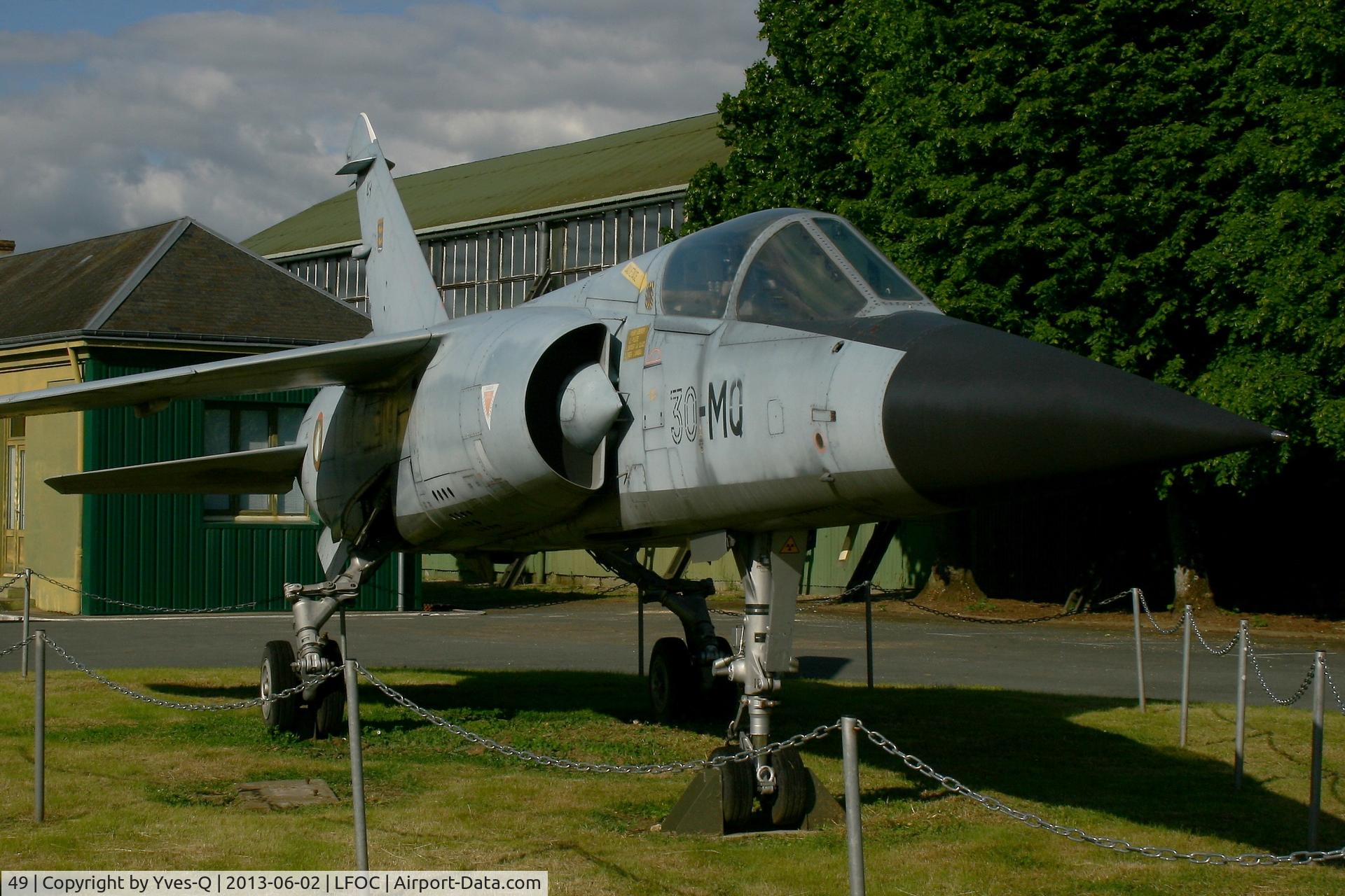 49, Dassault Mirage F.1C C/N 49, Dassault Mirage F1C, Canopee Museum, Chateaudun Air Base (LFOC)