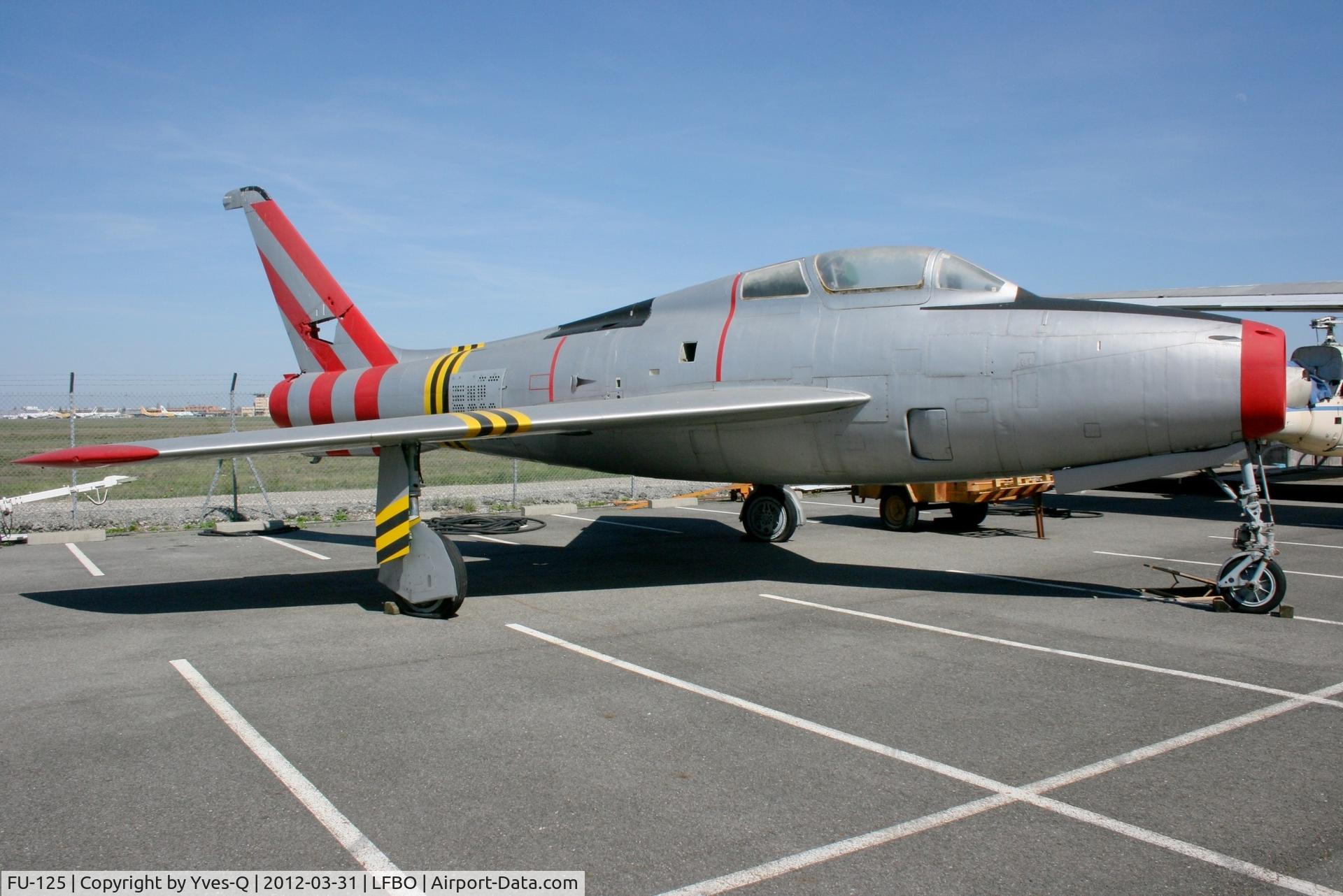 FU-125, Republic F-84F Thunderstreak C/N Not found 53-6760, Republic F-84F Thunderstreak, Ailes Anciennes Museum Toulouse-Blagnac