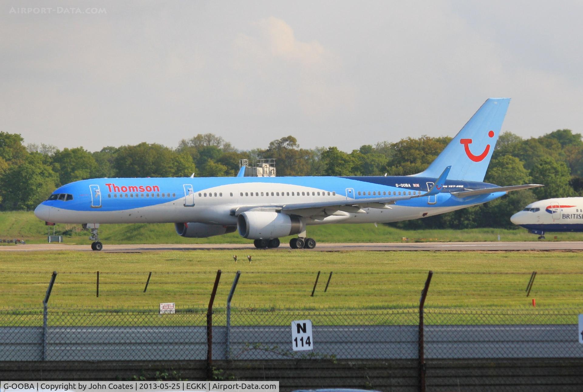 G-OOBA, 2000 Boeing 757-28A C/N 32446, Taxiing to depart