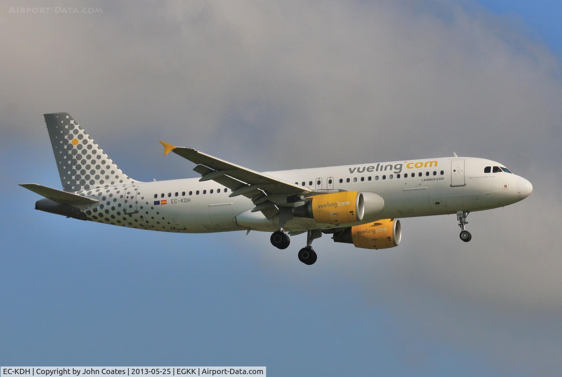 EC-KDH, 2007 Airbus A320-214 C/N 3083, Finals to 08R