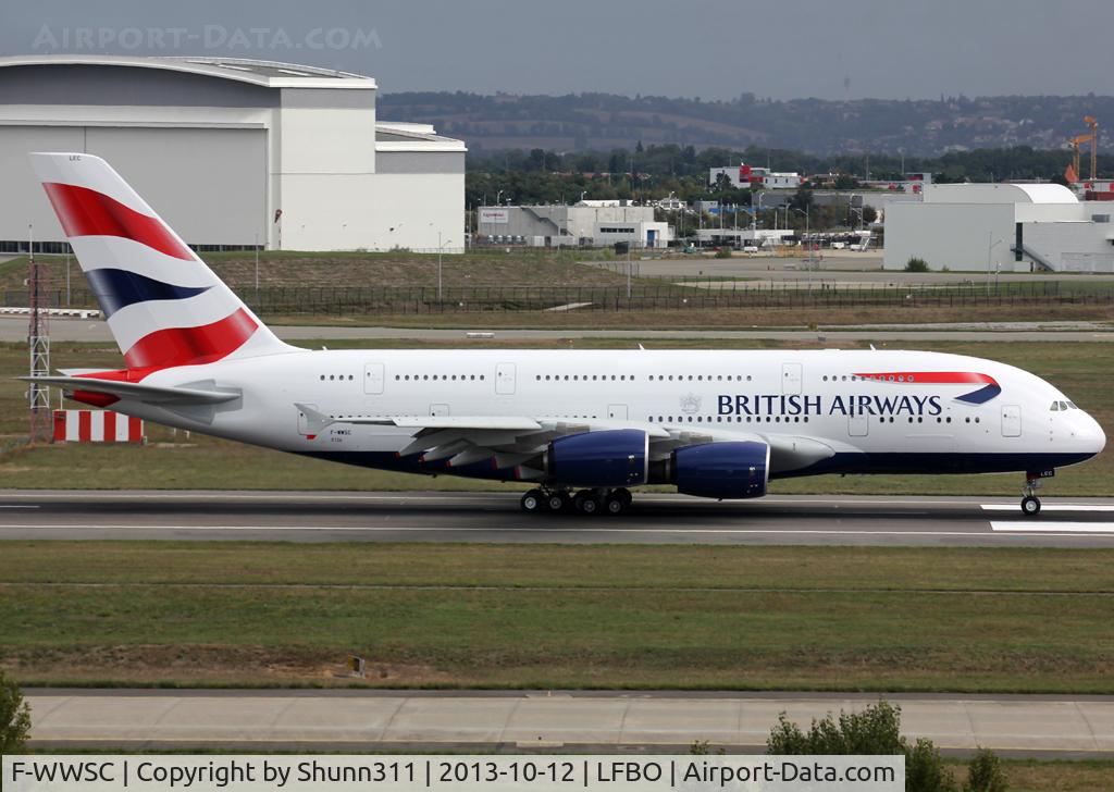 F-WWSC, 2013 Airbus A380-841 C/N 124, C/n 0124 - To be G-XLEC