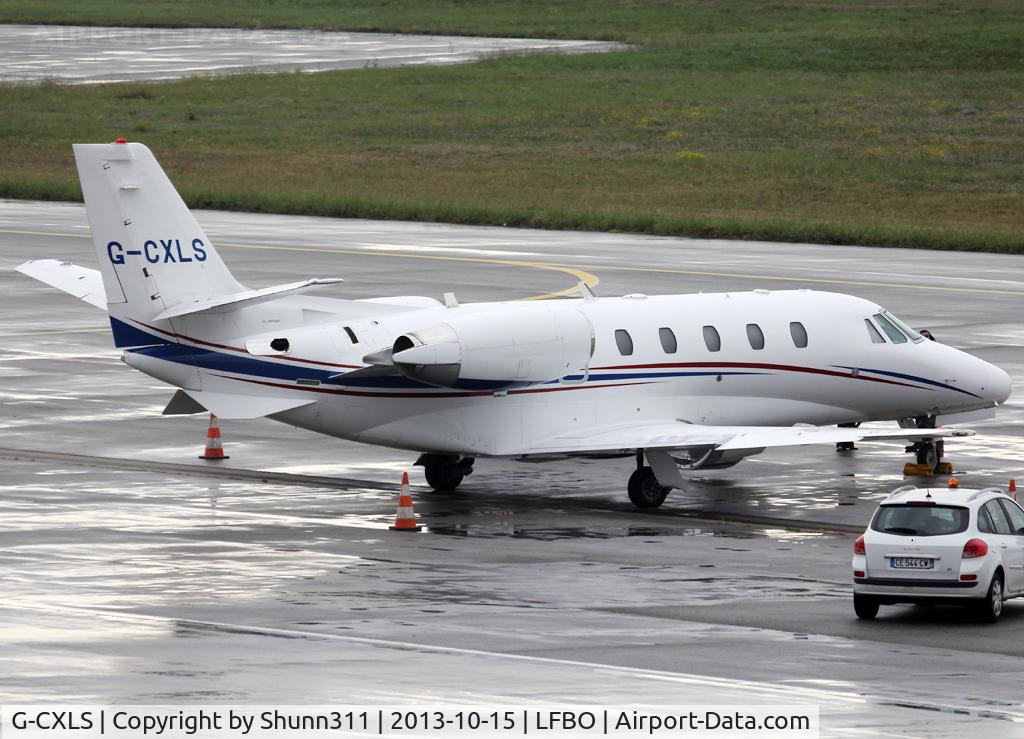 G-CXLS, 2006 Cessna 560XL Citation XLS C/N 560-5613, Parked at the General Aviation area