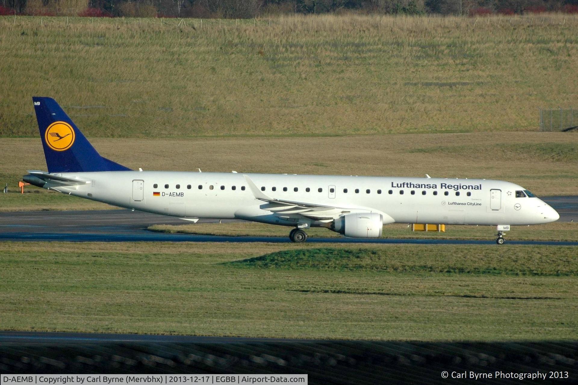 D-AEMB, 2009 Embraer 195LR (ERJ-190-200LR) C/N 19000297, Taken from the MSCP.