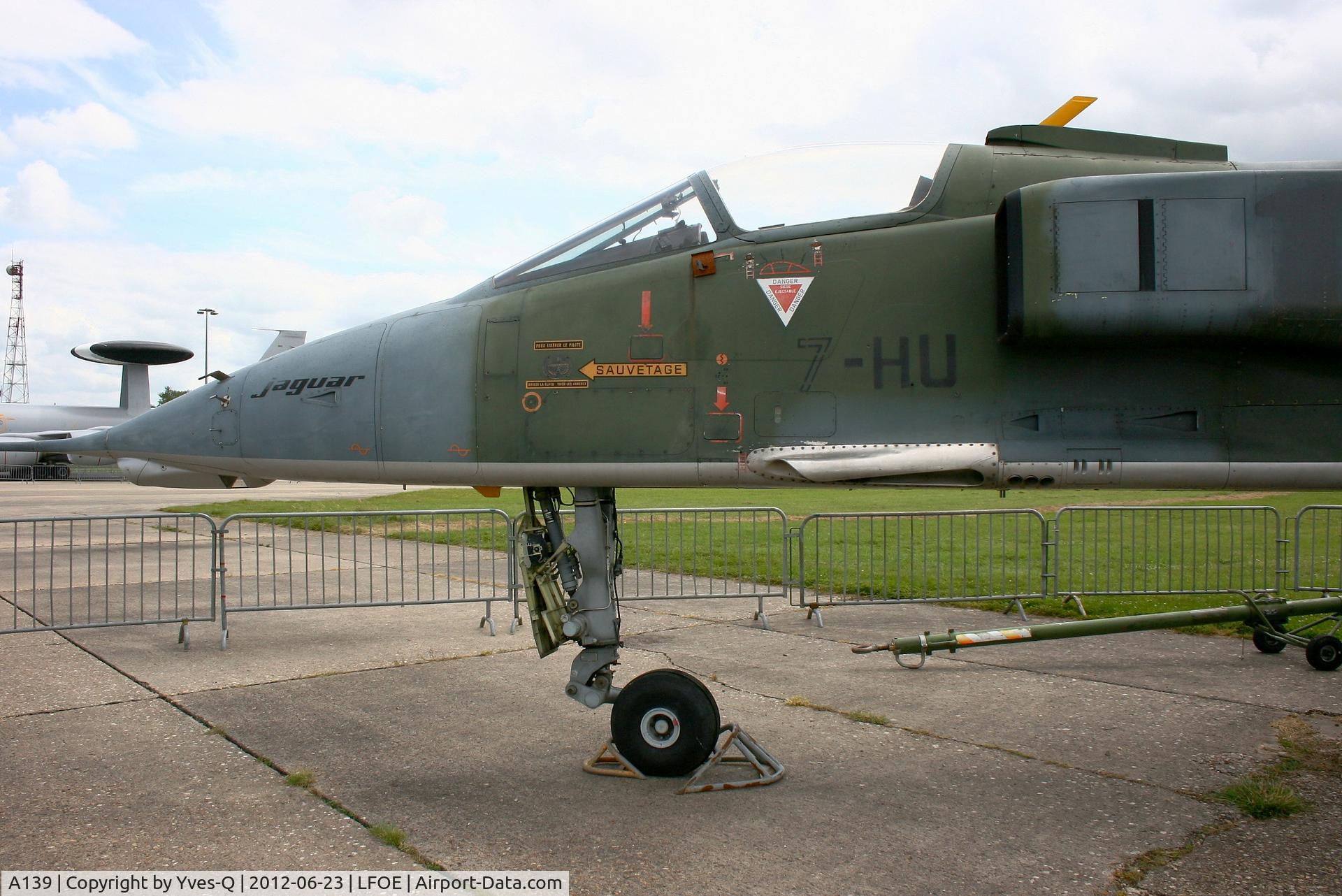 A139, Sepecat Jaguar A C/N A139, Sepecat Jaguar A, Euvreux-Fauville Air Base 105 (LFOE) open day 2012.