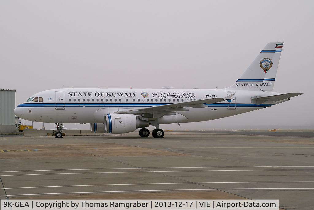 9K-GEA, 2009 Airbus ACJ319 (A319-115/CJ) C/N 3957, State of Kuwait Airbus A319