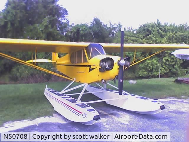 N50708, 1943 Piper J3C-65 Cub C/N 10148, at Jack Browns on EDO 1320s