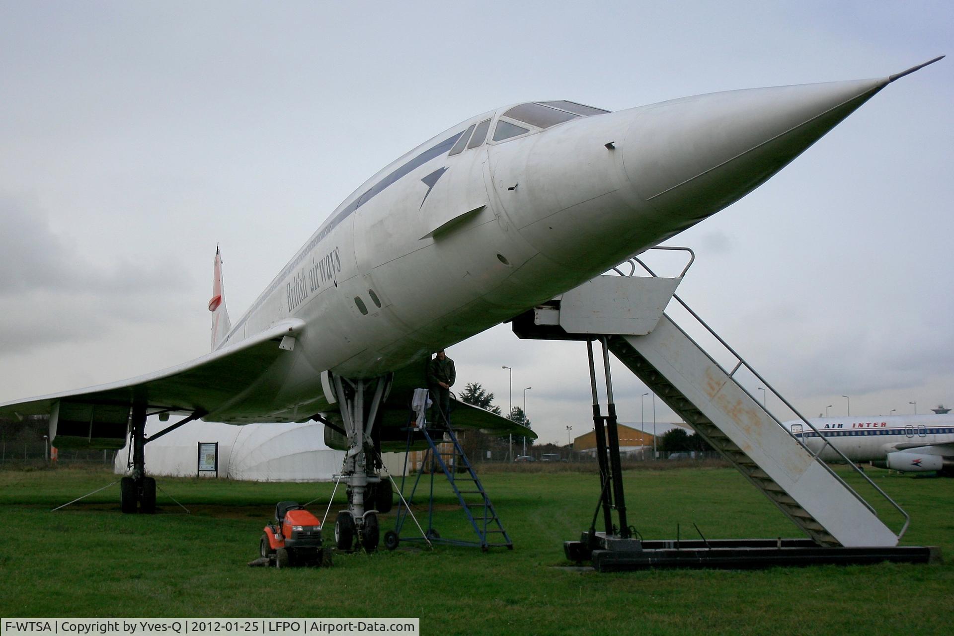 F-WTSA, 1973 Aerospatiale-BAC Concorde 101 C/N 02, Aerospatiale-BAC Concorde 102, Delta Athis Museum, Paray near Paris-Orly Airport.