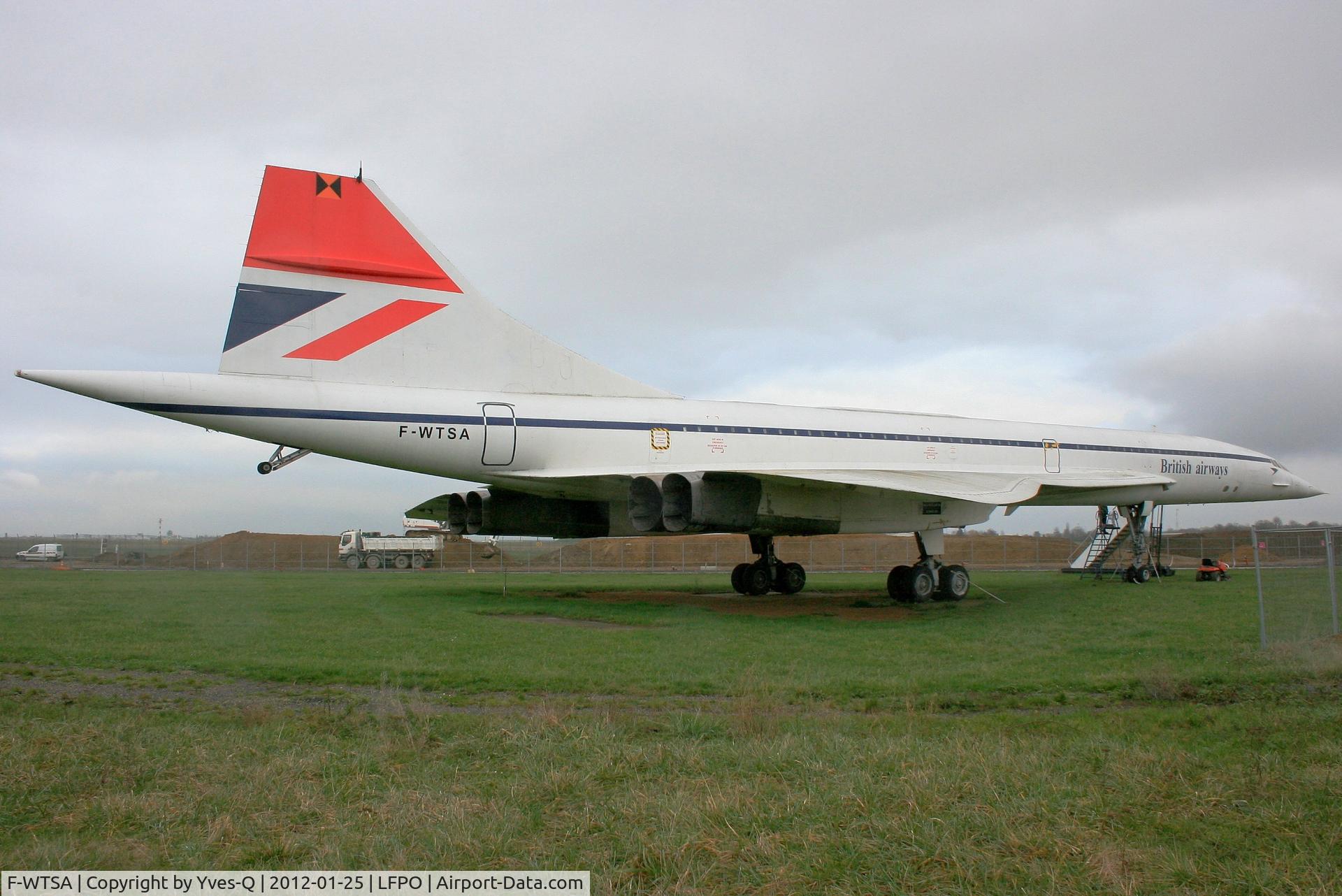 F-WTSA, 1973 Aerospatiale-BAC Concorde 101 C/N 02, Aerospatiale-BAC Concorde 102, Delta Athis Museum, Paray near Paris-Orly Airport.