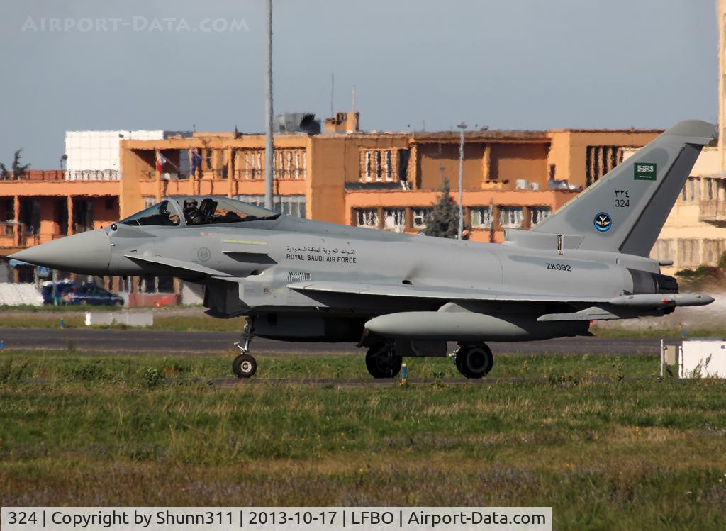 324, 2013 Eurofighter EF-2000 Typhoon F2 C/N 353/CS020, Delivery day from Warton to Malta then Saudi Arabia