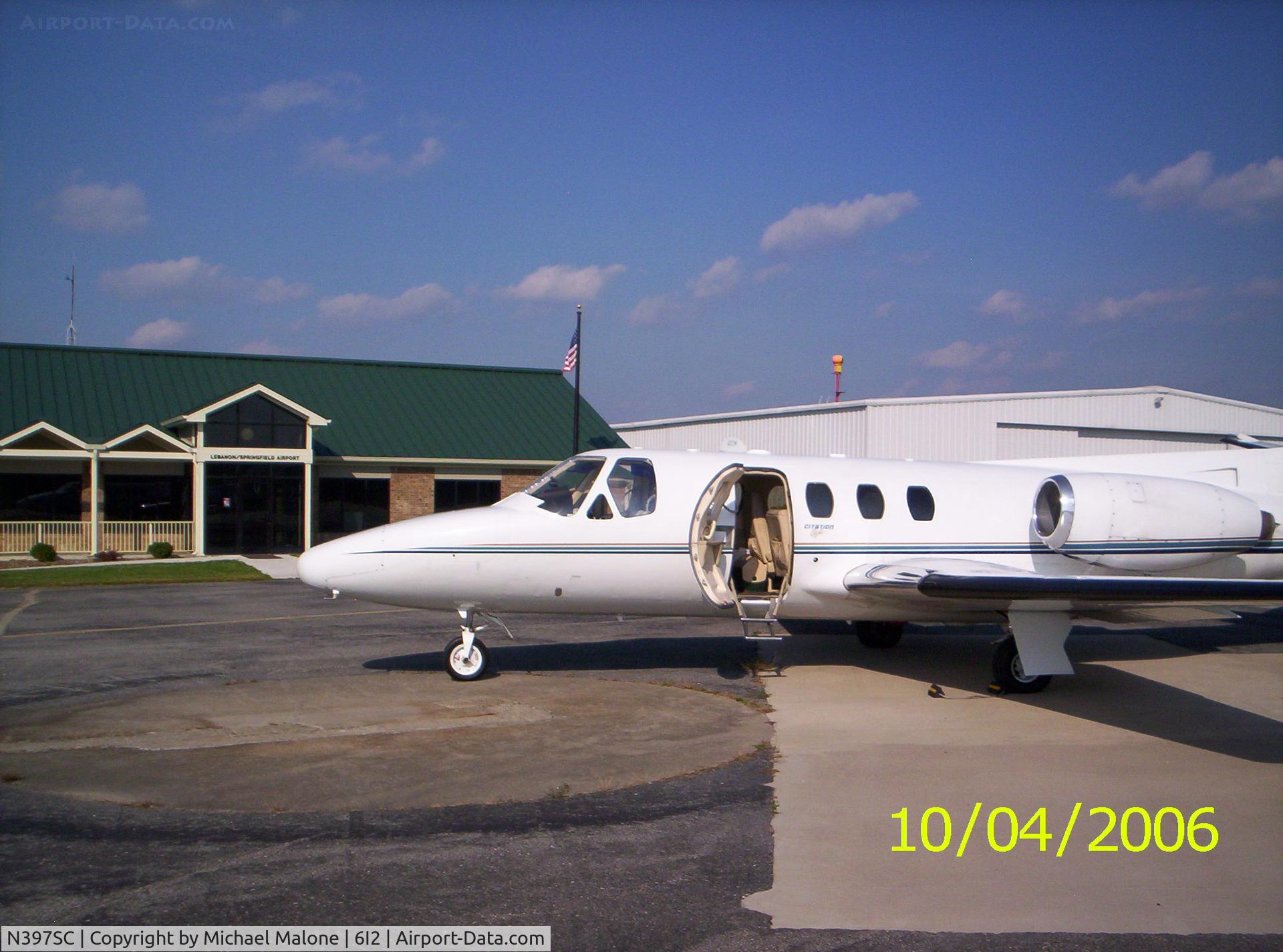 N397SC, 1972 Cessna 500 Citation C/N 500-0019, Springfield/Lebanon, KY
