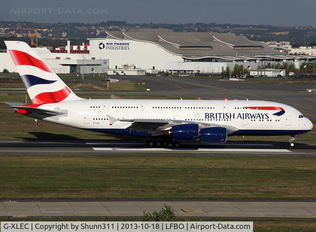 G-XLEC, 2013 Airbus A380-841 C/N 124, Delivery day...