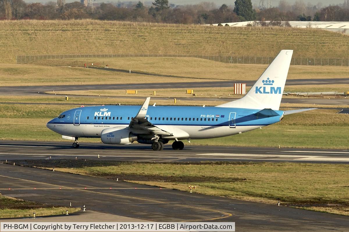 PH-BGM, 2011 Boeing 737-7K2 C/N 39255, KLM B737 at Birmingham UK