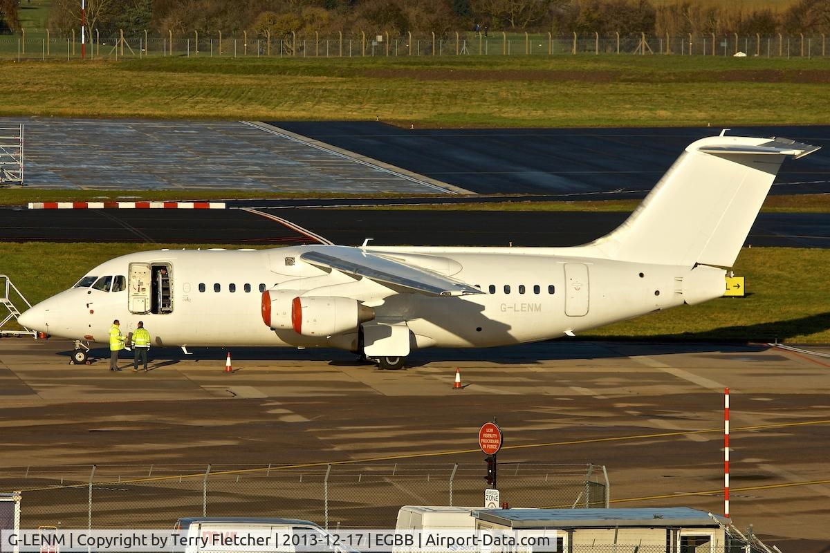 G-LENM, 1995 British Aerospace Avro 146-RJ85 C/N E.2273, 1995 British Aerospace Avro RJ85, c/n: E.2273 at Birmigham
