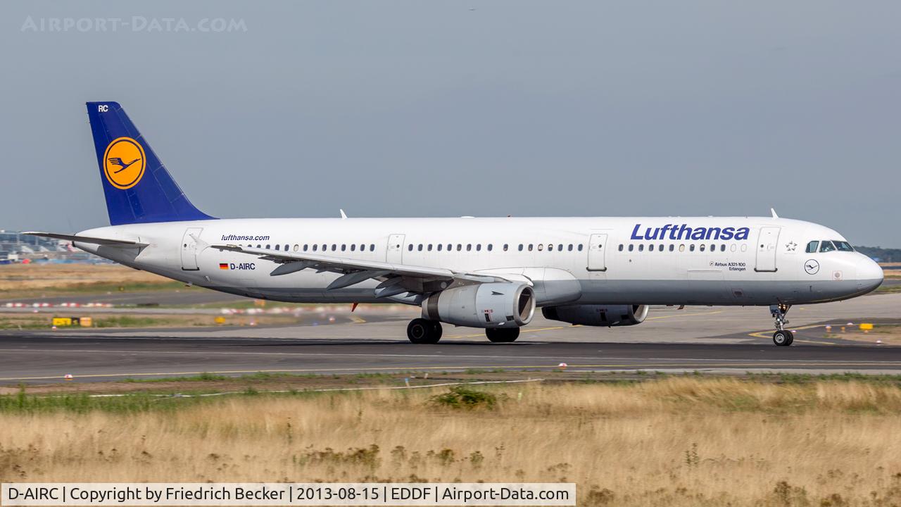 D-AIRC, 1994 Airbus A321-131 C/N 0473, departure via RW18W