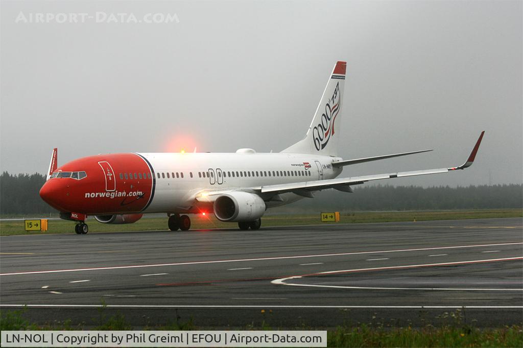 LN-NOL, 2009 Boeing 737-8Q8 C/N 37159, Taken at EFOU.
