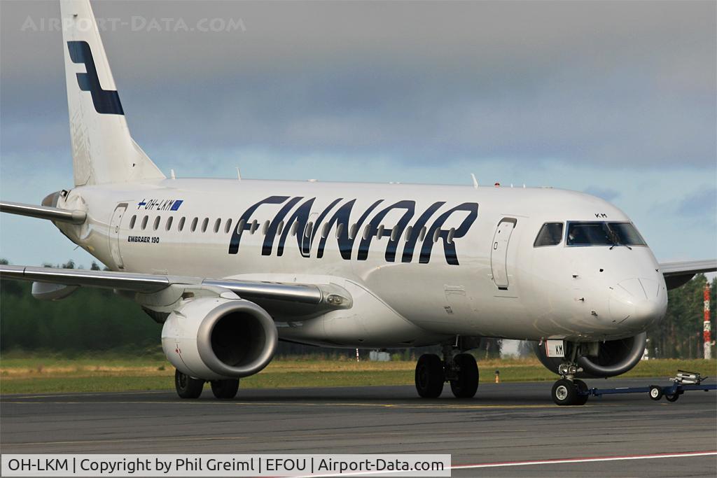 OH-LKM, 2008 Embraer 190LR (ERJ-190-100LR) C/N 19000160, Taken at EFOU.