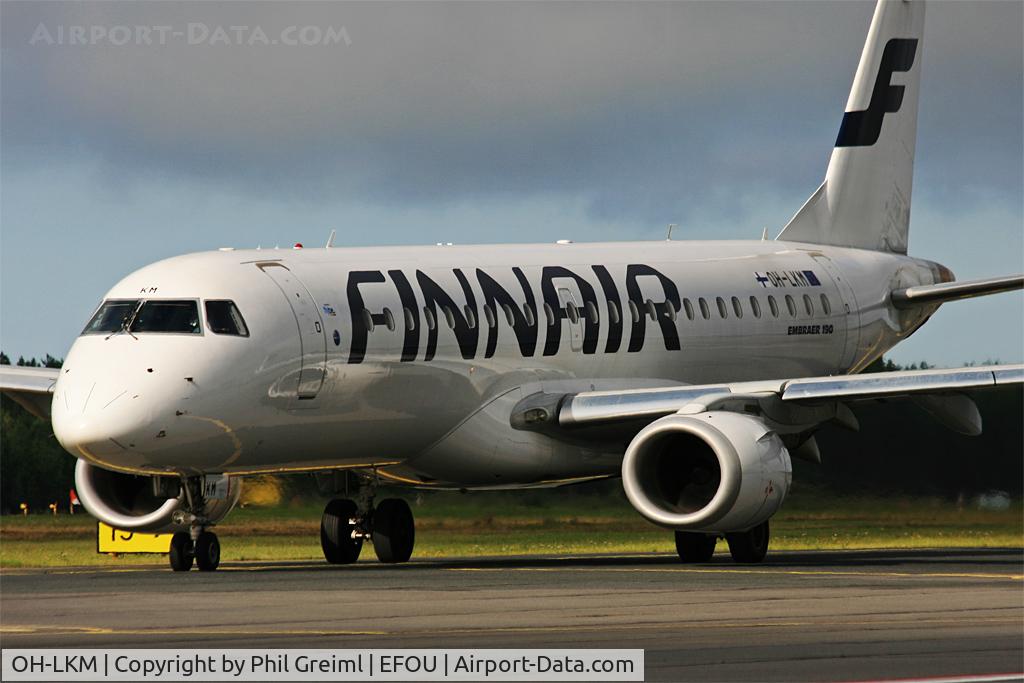 OH-LKM, 2008 Embraer 190LR (ERJ-190-100LR) C/N 19000160, Taken at EFOU.