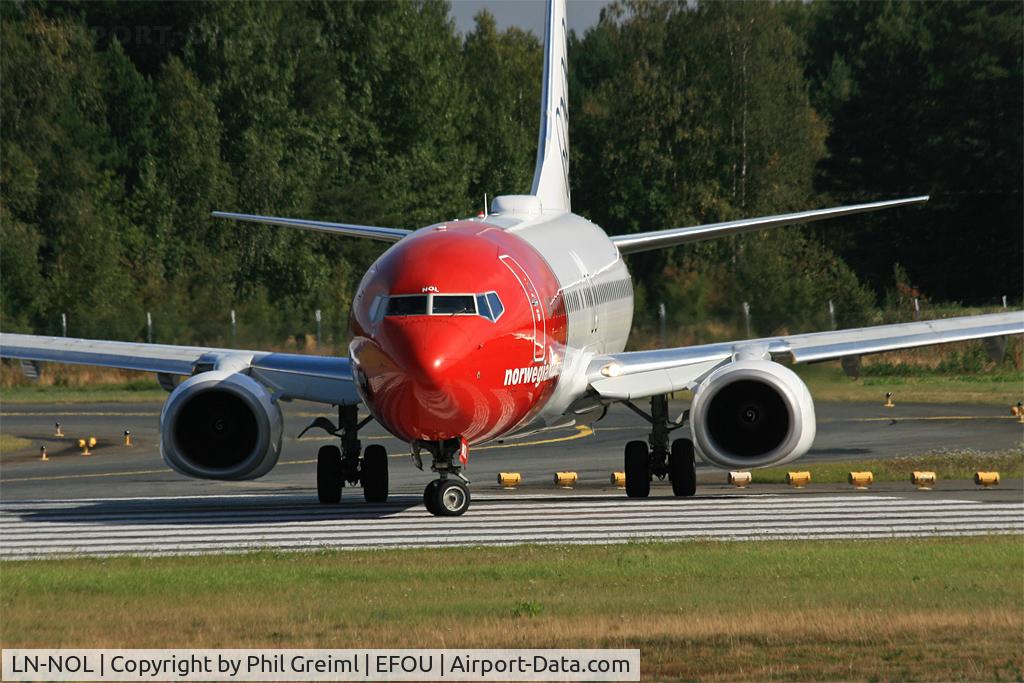 LN-NOL, 2009 Boeing 737-8Q8 C/N 37159, Taken at EFOU.