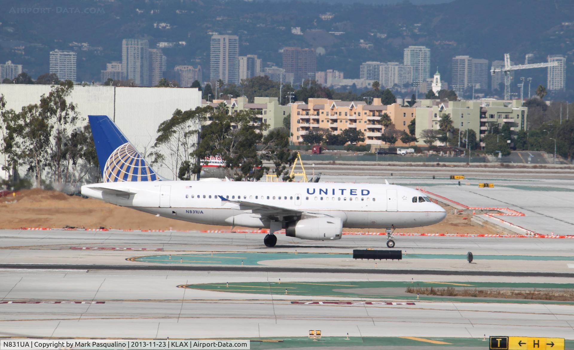 N831UA, 2000 Airbus A319-131 C/N 1291, Airbus A319
