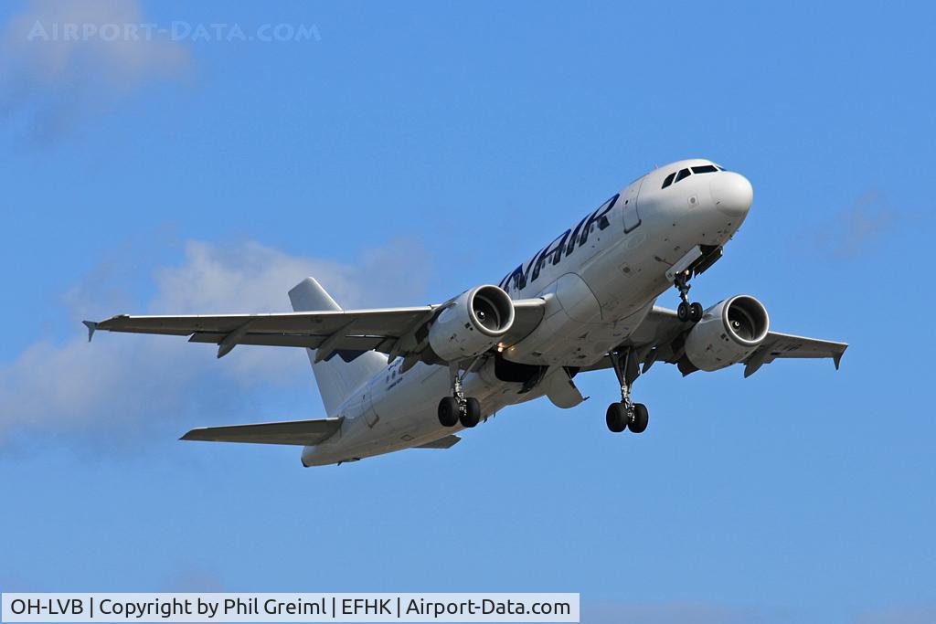 OH-LVB, 1999 Airbus A319-112 C/N 1107, Taken at EFHK.