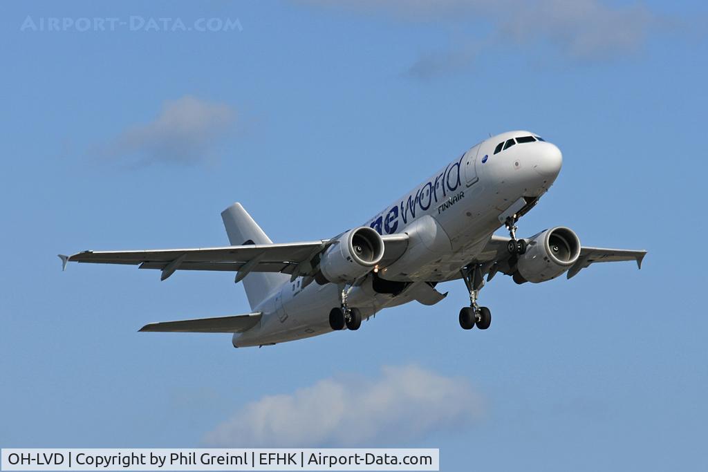 OH-LVD, 2000 Airbus A319-112 C/N 1352, Taken at EFHK.
