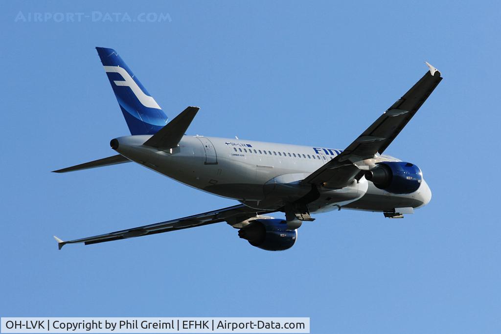 OH-LVK, 2004 Airbus A319-112 C/N 2124, Taken at EFHK.