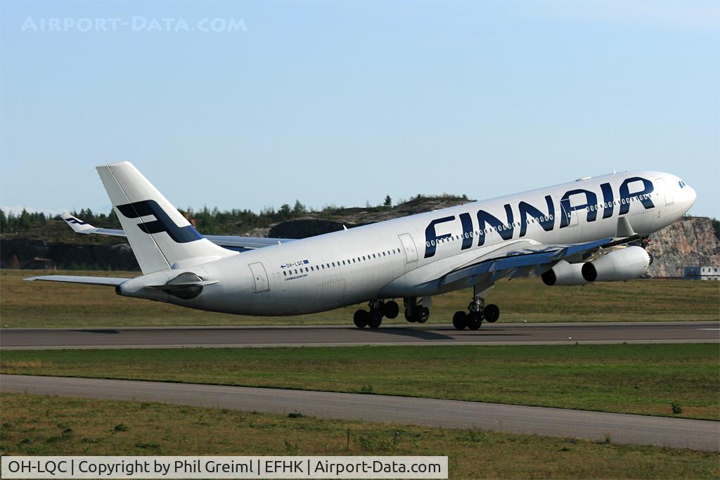 OH-LQC, 2007 Airbus A340-313 C/N 844, Taken at EFHK.